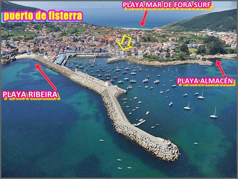 Apartamento Paseo Del Puerto 2 Finisterre Eksteriør bilde