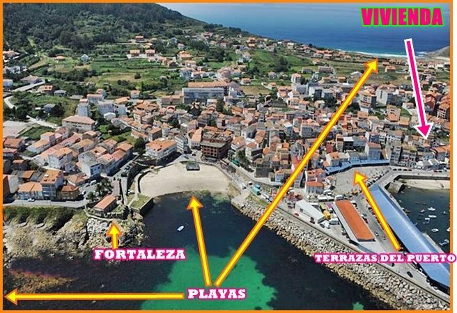 Apartamento Paseo Del Puerto 2 Finisterre Eksteriør bilde